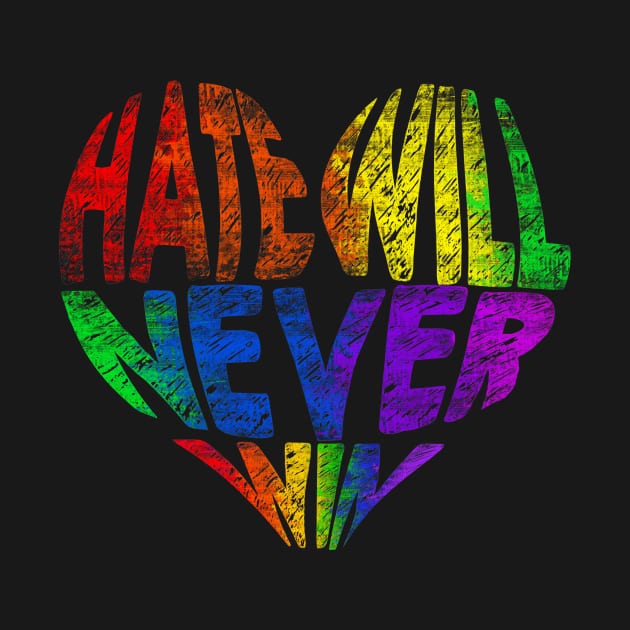 Hate will never win by shawnalizabeth