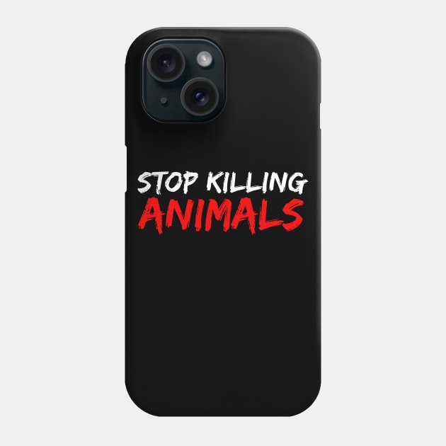 Stop Killing Animals - Animal Rights Bumper Phone Case by Vegan Screams