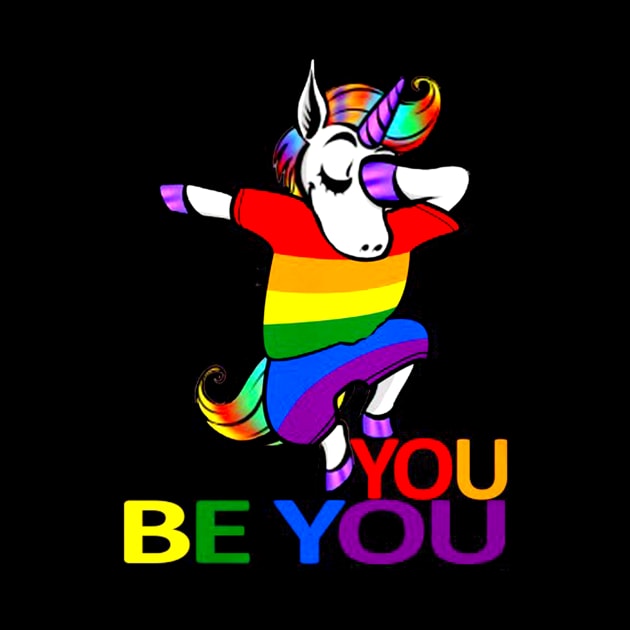 House Unicorn You Be You Rainbow Costume Gift by Pretr=ty