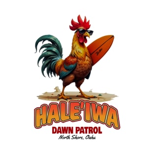 Hale'iwa Dawn Patrol on North Shore Oahu T-Shirt