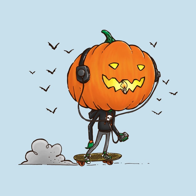 The Skater Pumpkin by nickv47