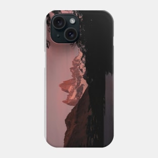 Alpenglow on Mount Fitz Roy at sunrise Phone Case