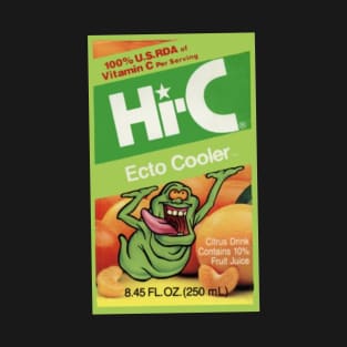 Ecto Cooler Slimer Retro Vintage Drink T-Shirt