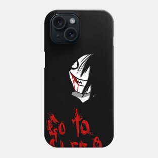 Go to sleep. black Phone Case