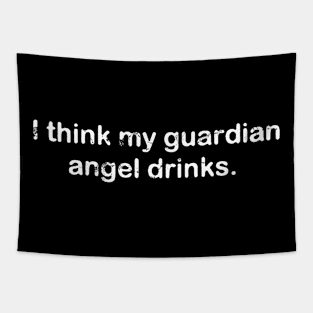 The Guardian Angel Drinks Tapestry