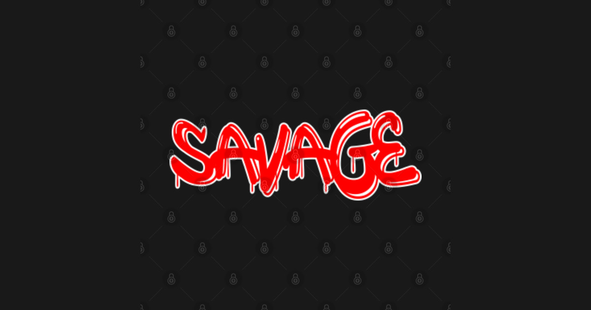 Trendy graffiti savage pattern - Grafitti Art - Sticker | TeePublic