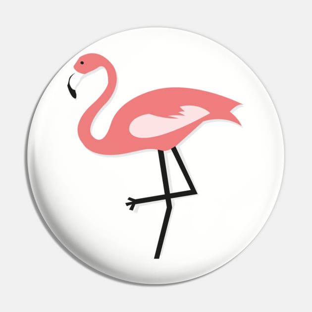 Flamingo Pattern Pin by MoviesAndOthers