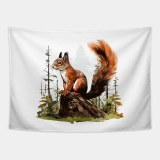 Squirrel Whisperer Tapestry