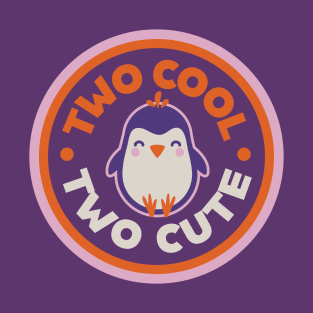 Two Cool Two Cute Penguin Party 2 Year Old Birthday T-Shirt