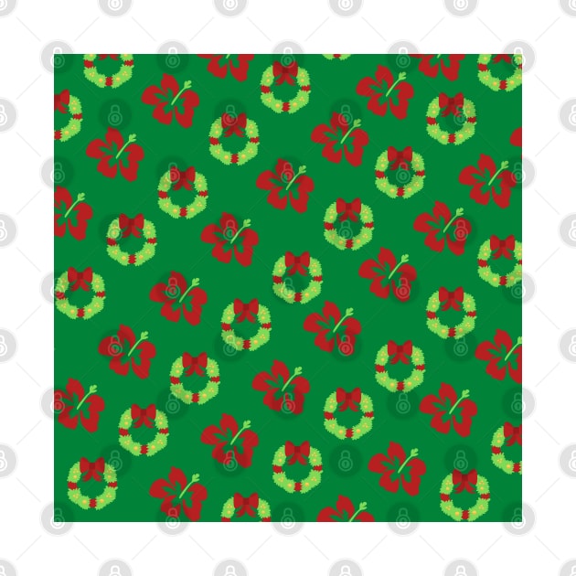 hawaii christmas aloha print mele kalikimaka pattern by maplunk