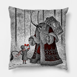 A Gift For Krampus Pillow