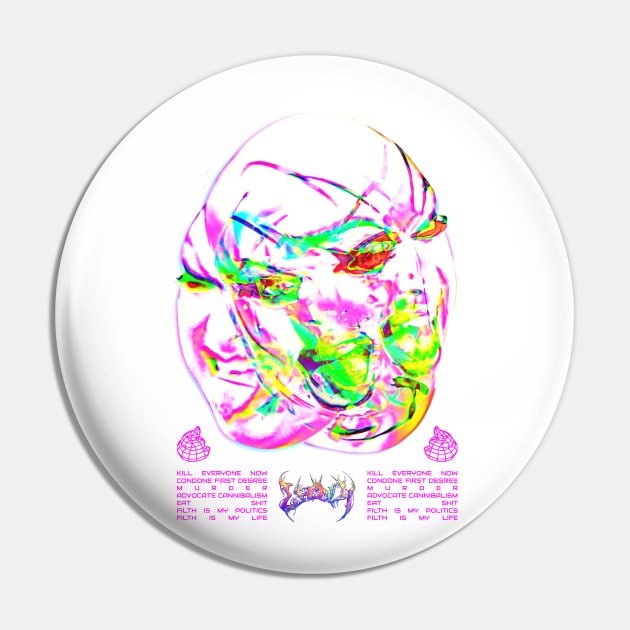 DIVINE - FILTH IS MY LIFE (Light) Pin by LANX