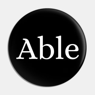 Able Pin