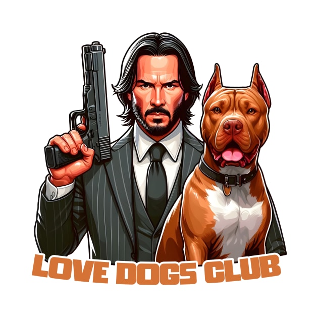 LOVE DOG (Gun) CLUB by Rawlifegraphic