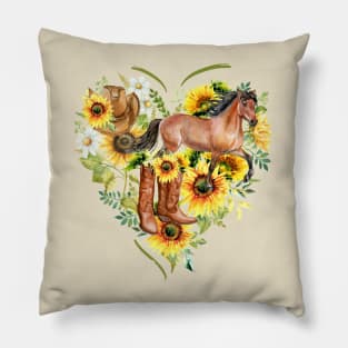 Cowgirl's Heart Pillow