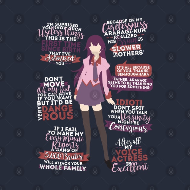 Senjougahara Hitagi Quotes by ZeroKara