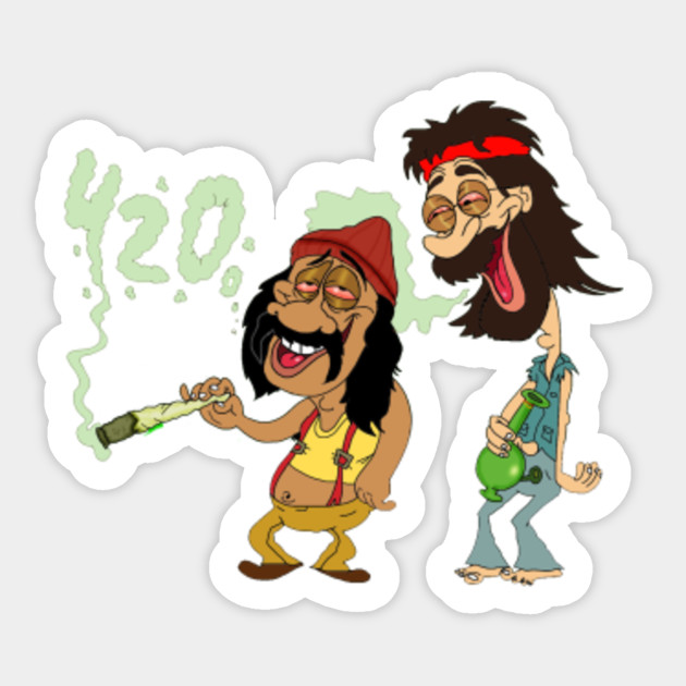 Cheech and Chong - Cheech And Chong - Sticker | TeePublic