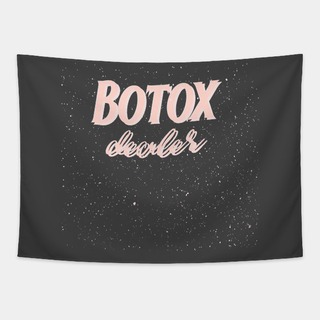 Great gift idea for Botox Dealer Lover Filler Lips Boss Babe Nurse Injector Plastic surgery Esthetician funny gift Tapestry by The Mellow Cats Studio