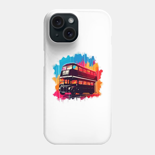 London Bus Phone Case by Vehicles-Art