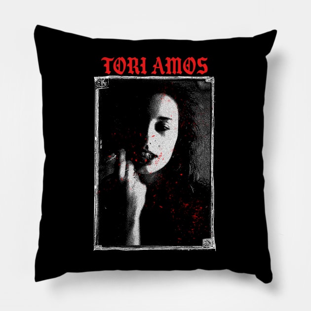 Tori Amos Metal Pillow by Noisyloud