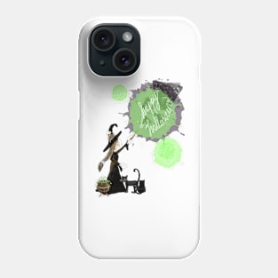 Halloween Witch Pattern Phone Case