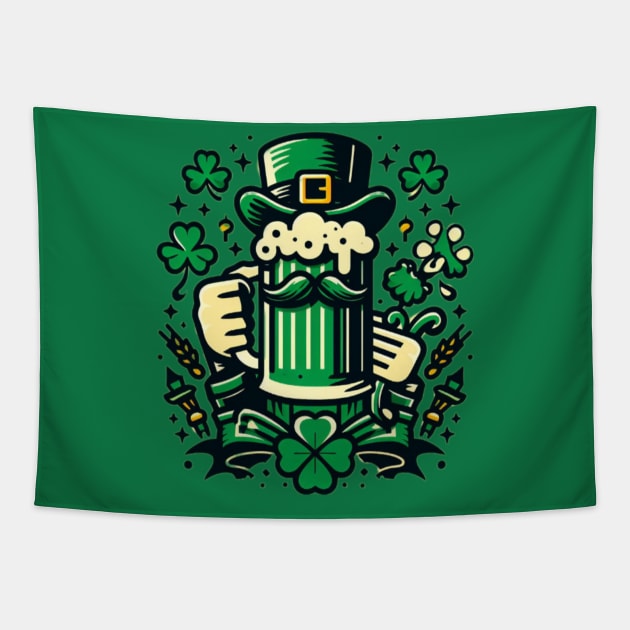 St. Patrick's Day Mug Tapestry by Donut Duster Designs
