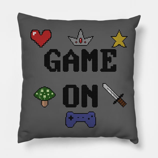 Game On! Pillow by Luna-Cooper