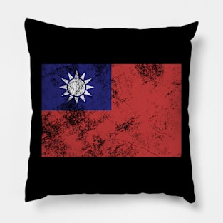 Taiwan Vintage Flag Pillow