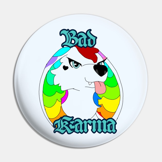 Bad Karma Pin by Kae