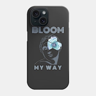 Bloom My Way Out of the Dark Cerulean Phone Case