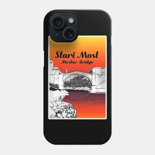 Stari Most Mostar Bridge Phone Case