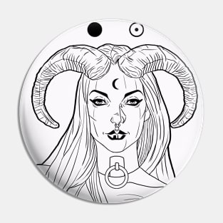 Good and evil Pin