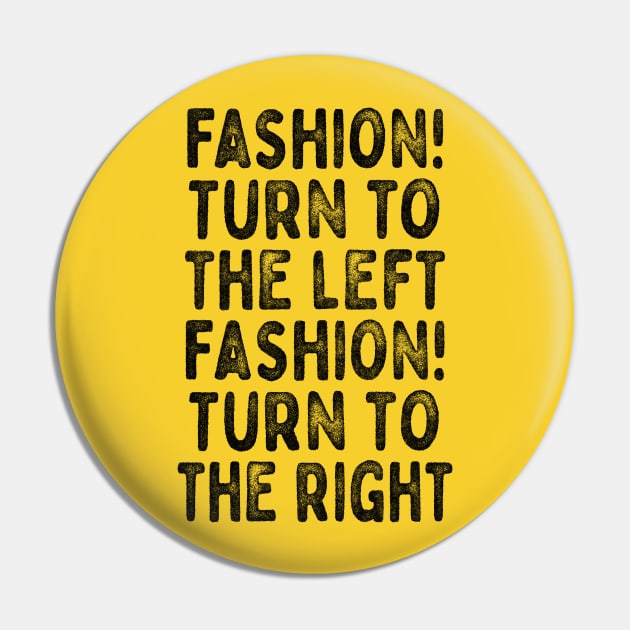 Fashion! - Lyrics Typography Design - Lyrics Quotes Song - Pin