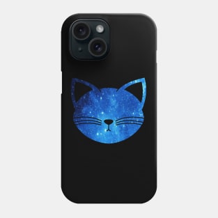 Galaxy Cat | Blue Phone Case