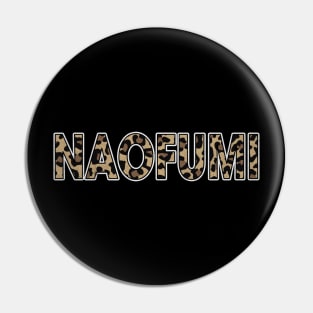 Awesome Proud Name Naofumi Pattern Retro Anime Pin