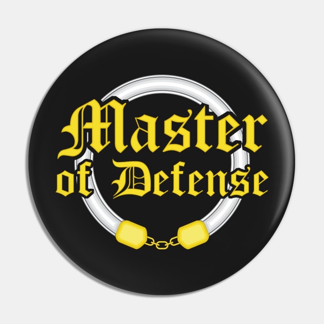 Society for Creative Anachronism - Master of Defense Pin by Yotebeth