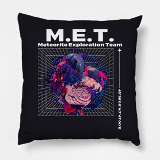 Meteorite Collector M.E.T. Meteorite Exploration Team Meteorite Pillow