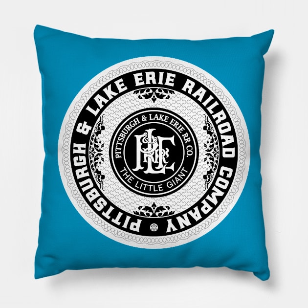 Pittsburgh and Lake Erie Railroad - The Little Giant Pillow by Railroad 18XX Designs