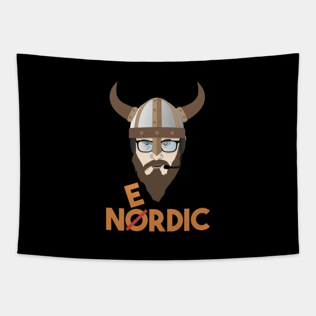 Nerdy Viking Tapestry by NorseTech