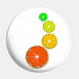 citrus slice Pin