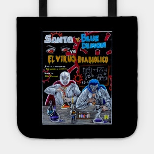 Santo Y Blue Demon vs El Virus Diabolico Tote