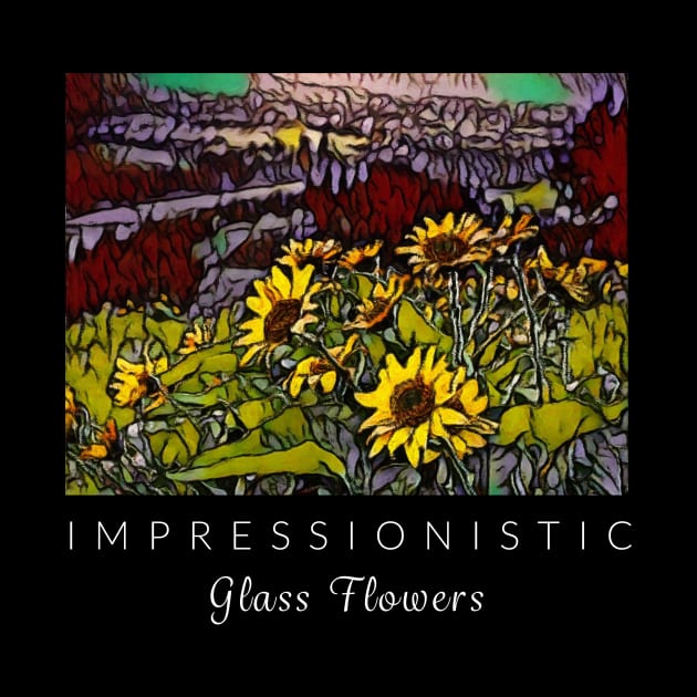 Glass Flowers Impressionism by ZoesPrints