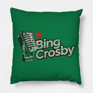 Bing Crosby Vintage Pillow