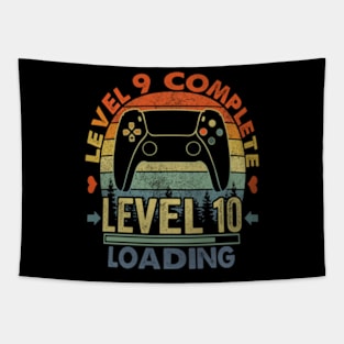 Level 9 Complete 9 Anniversary  9th Wedding Anniversary Tapestry