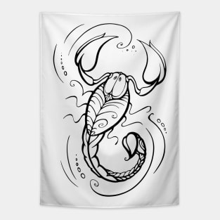 Scorpion, Scorpio zodiac sign Tapestry