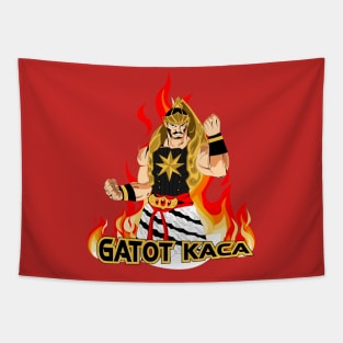 Wayang Gatotkaca Hero Tapestry