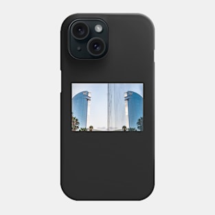 mirror buildings in the seafront Phone Case