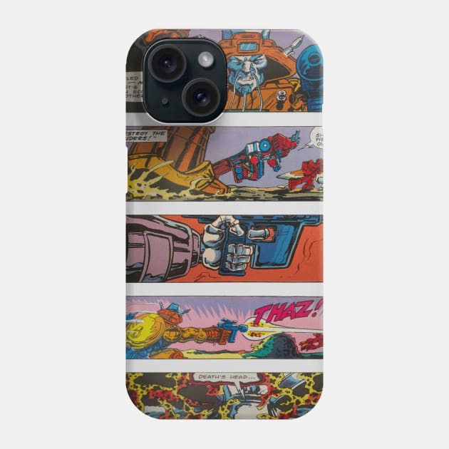 Transformers Comic 1988 Phone Case by skiboot