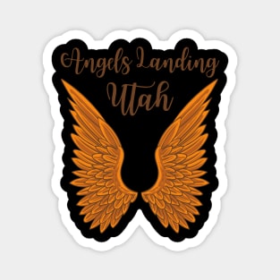 Angels Landing Utah Hiking Trail Magnet