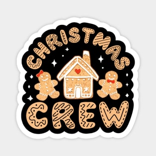 Christmas Crew Holiday Gingerbread Man Magnet